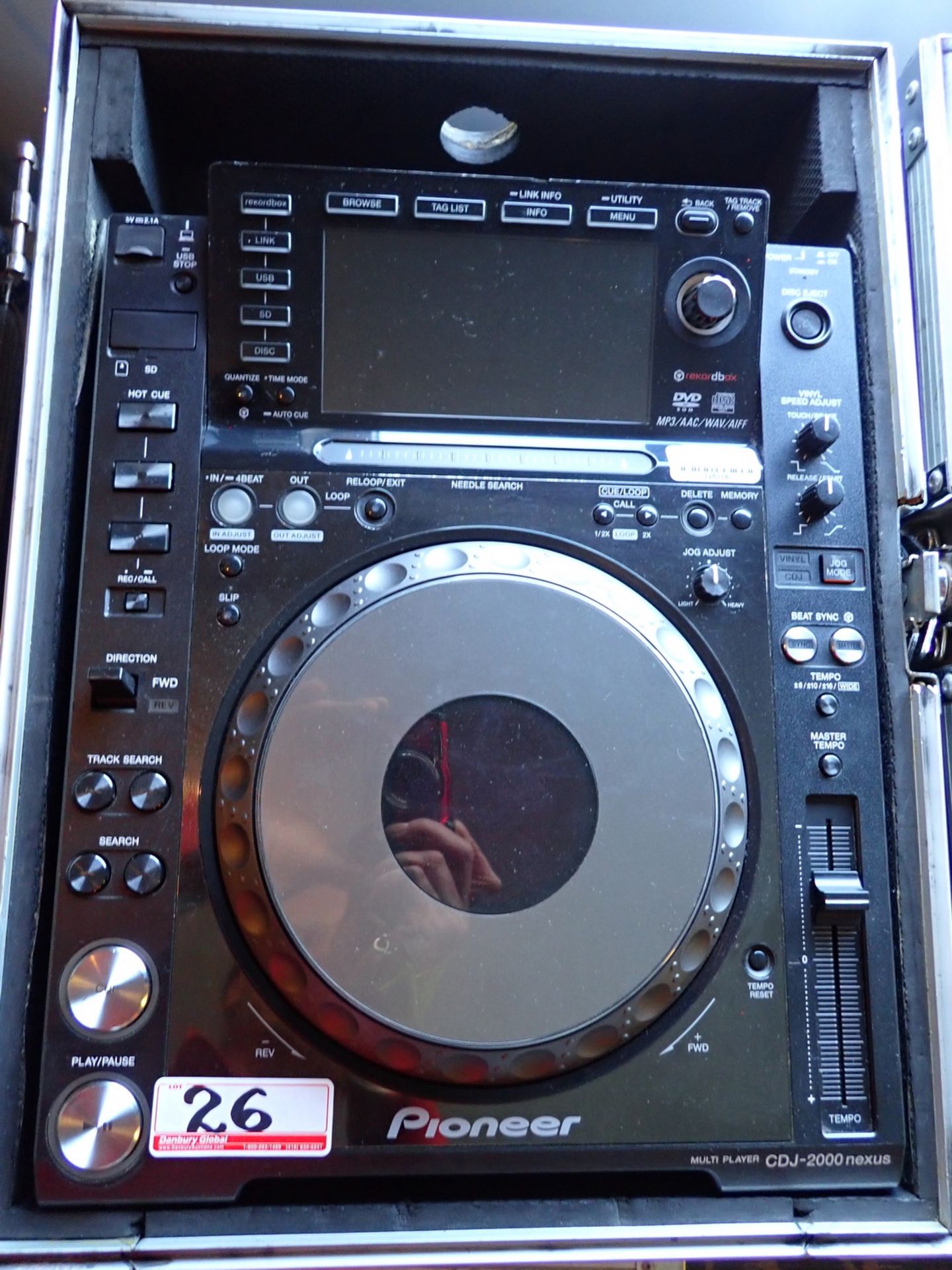 UNITS - PIONEER CDJ 2000 NEXUS MULTIPLAYER C/W HARD CASE