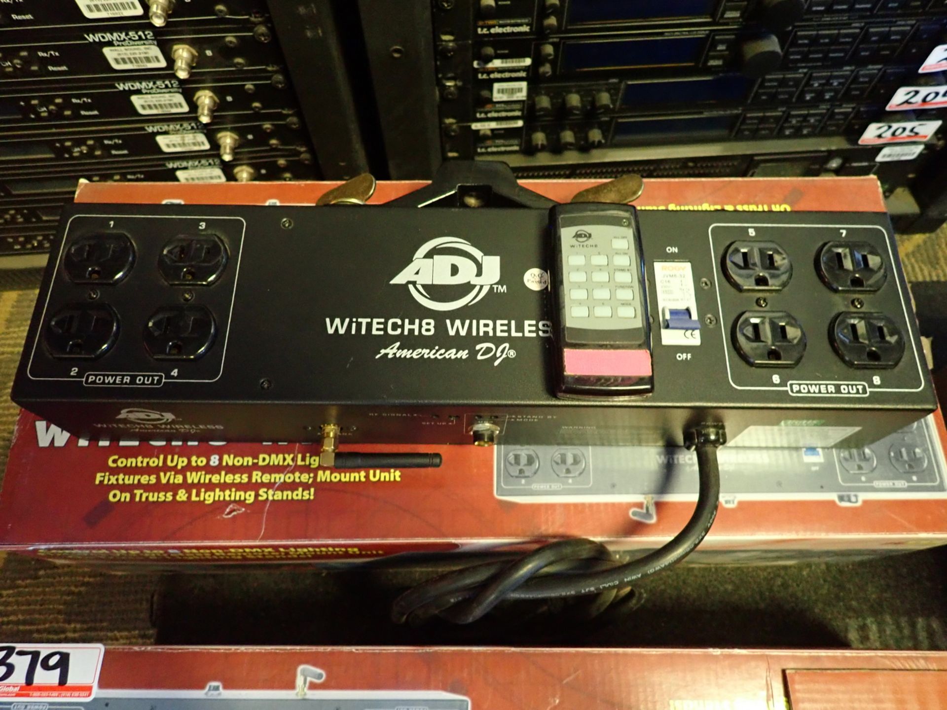 ADJ WITECH 8 WIRELESS DMX LIGHTING - Image 2 of 2