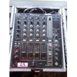 PIONEER DJM-700 4 CHANNEL MIXER C/W HARD CASE