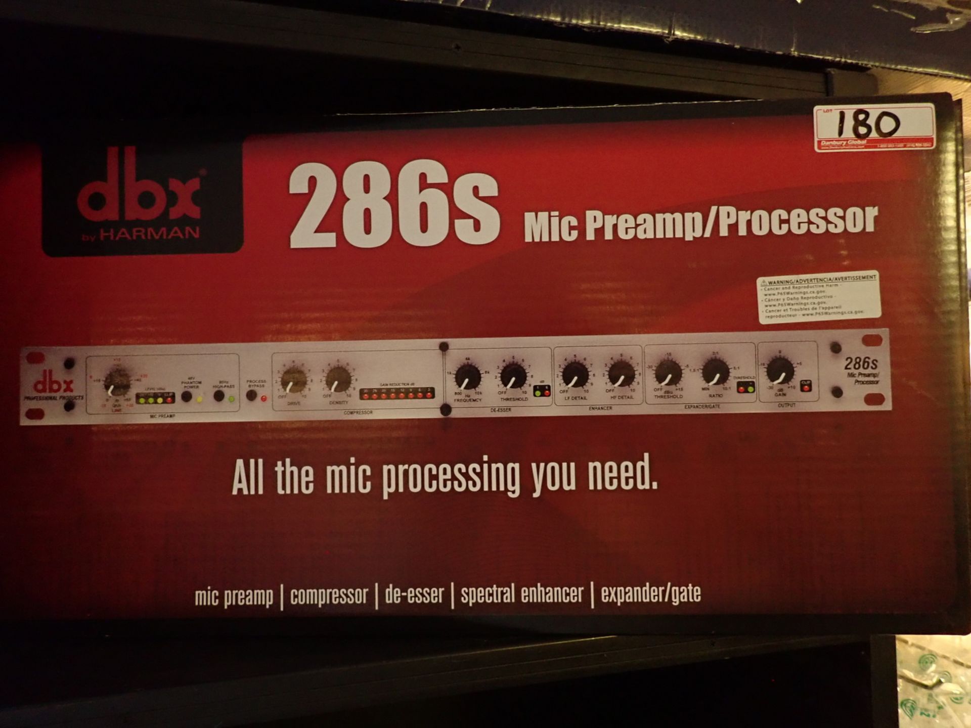 DBX 286S MIC/PRE AMP PROCESSOR (NEW)