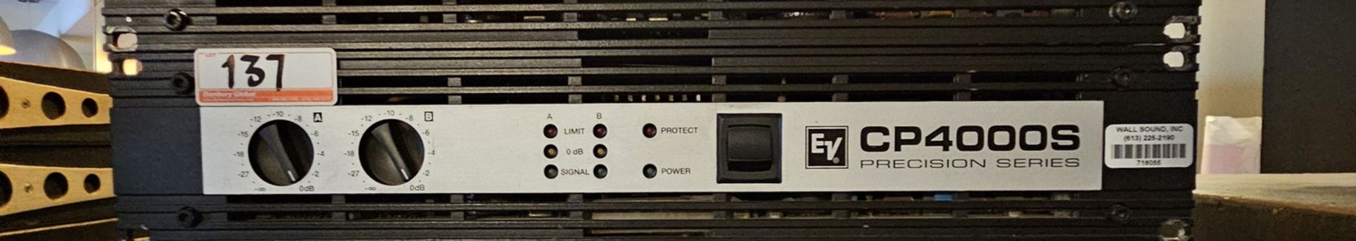 EV CP4000S PRECISION SERIES AMPLIFIER