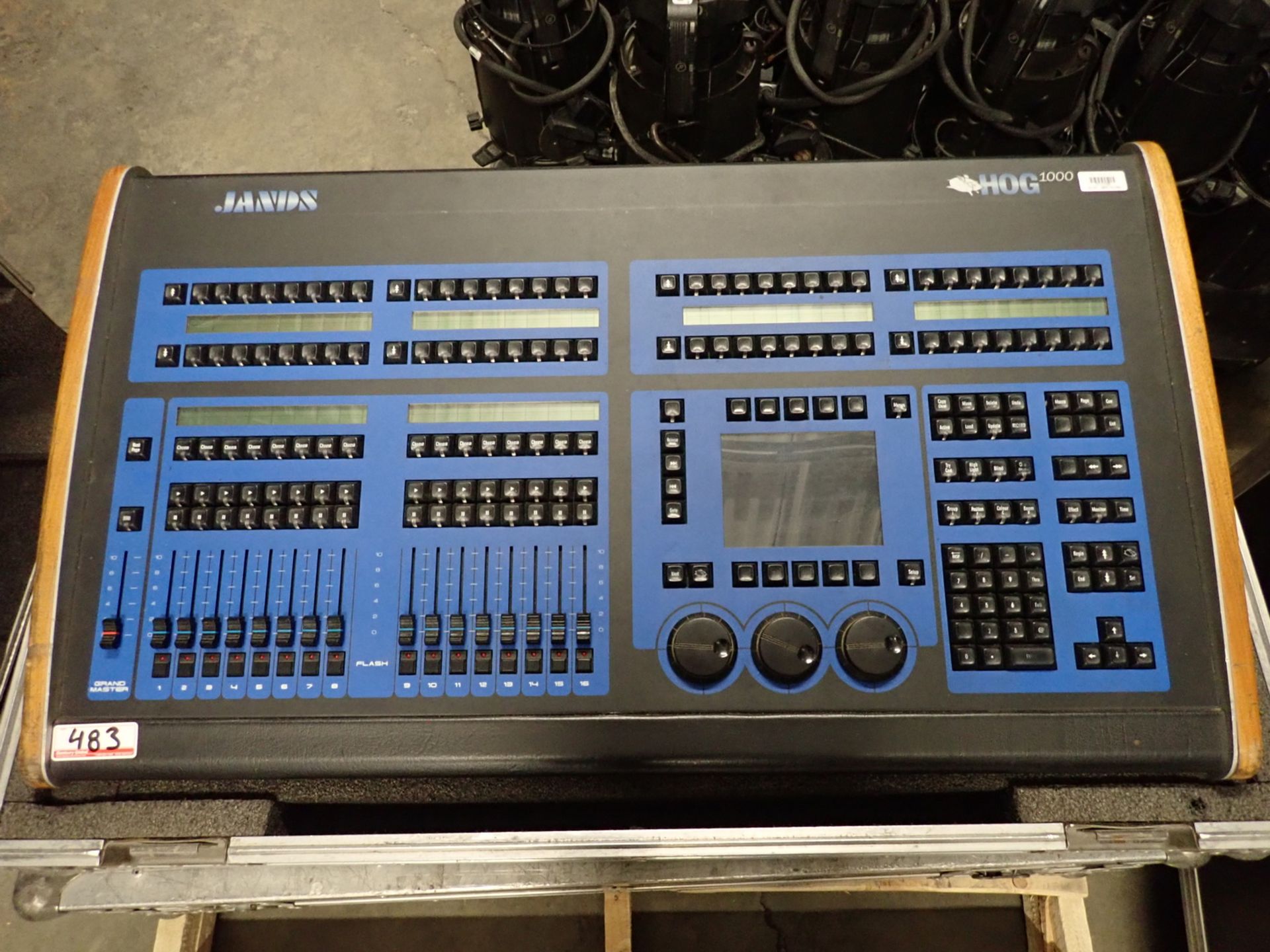 JANDS HOG 1000 CONSOLE (AS IS - DOES NOT BOOT), S/N 25CG130217 C/W HARD CASE