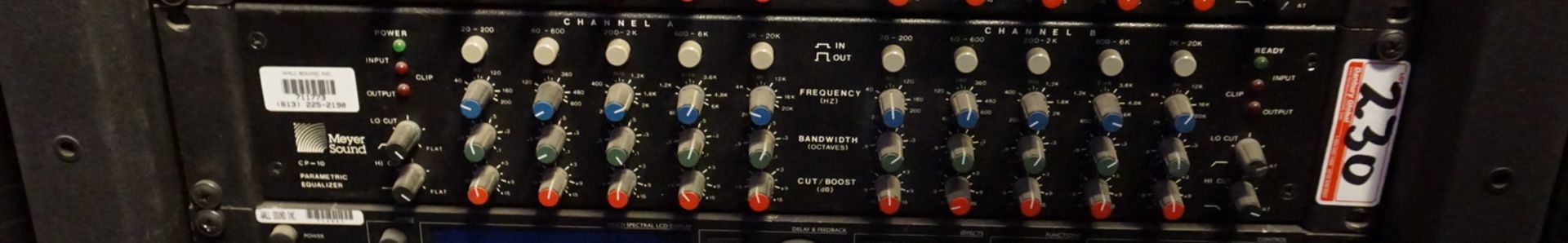 MEYER SOUND CP10 PARAMETRIC EQUALIZER