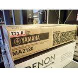 YAMAHA MA2120 POWER AMPLIFIER (NEW) C/W DCP1V4S-US RACK MOUNT KIT