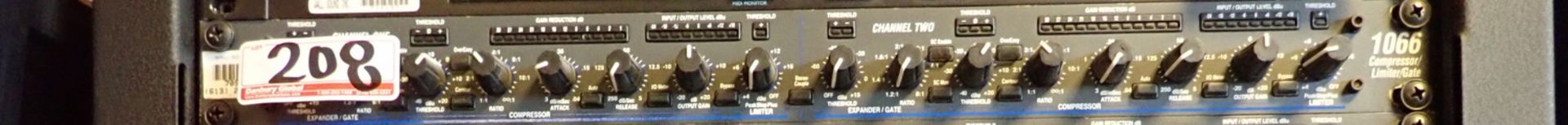 DBX 1066 COMPRESSOR/LIMITER/GATE