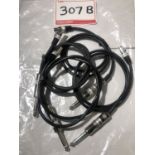 UNITS - SHURE WIRELESS INSTRUMENT CABLE TA4F 1/4" WA302