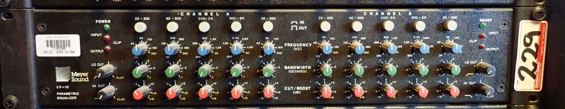 MEYER SOUND CP10 PARAMETRIC EQUALIZER