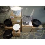 LOT - ASSORTED BOSE FREE SPACE DS 16F, DS100F, DS40F FLUSH MOUNT SPEAKERS