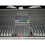 SOUND CRAFT SM20 48 X 20 MIXING CONSOLE C/W CPS 800 CONSOLE POWER SUPPLY, ROLLING HARD CASE