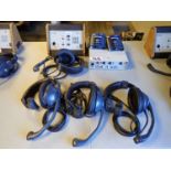 LOT - CLEAR COM CS222 2-CHANNEL MAIN STATION, RS-603/601 BELT PACKS, PL PRO KB211 SPEAKER STAION, (