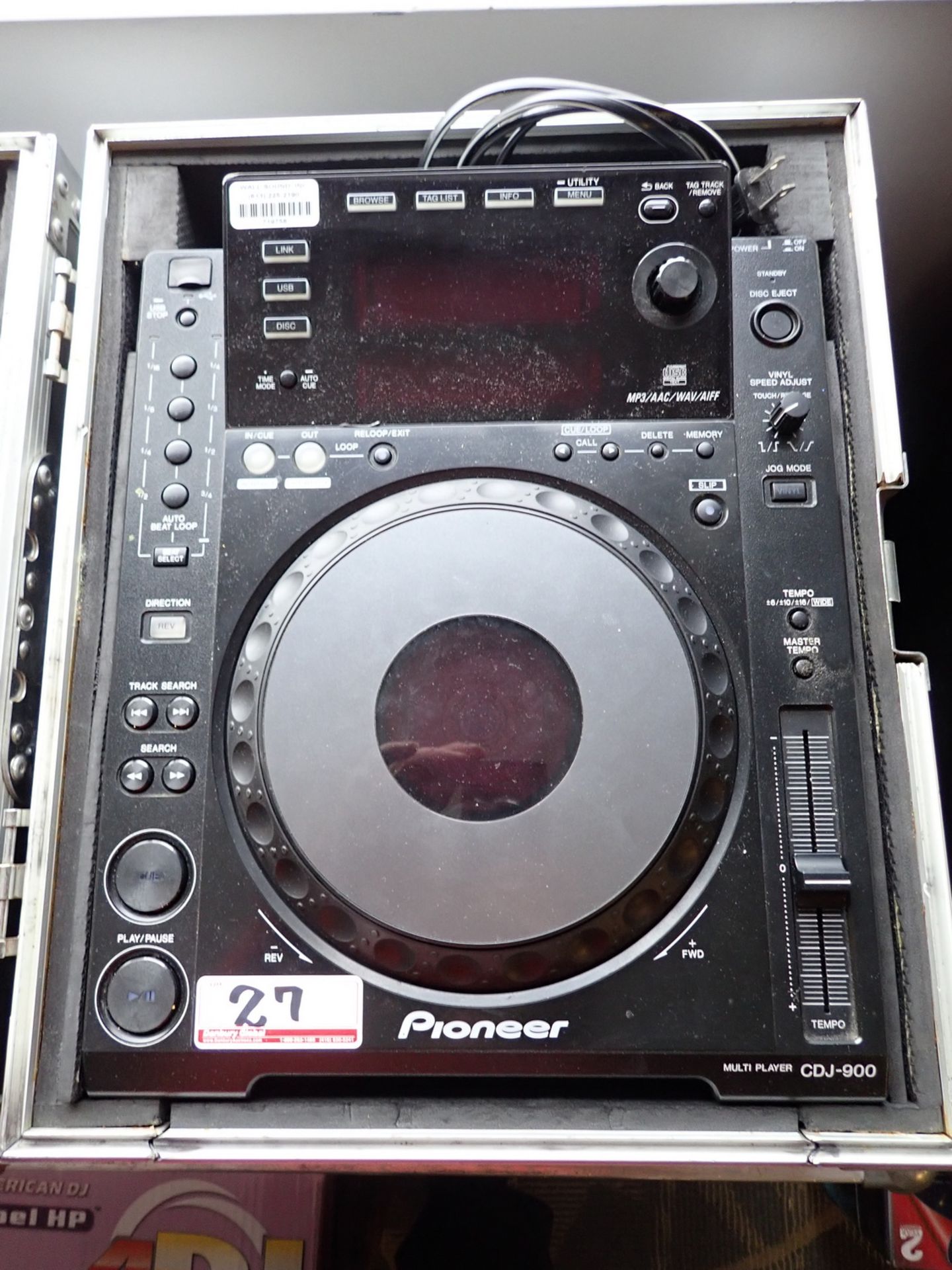 UNITS - PIONEER CDJ 900 MULTIPLAYER C/W HARD CASE