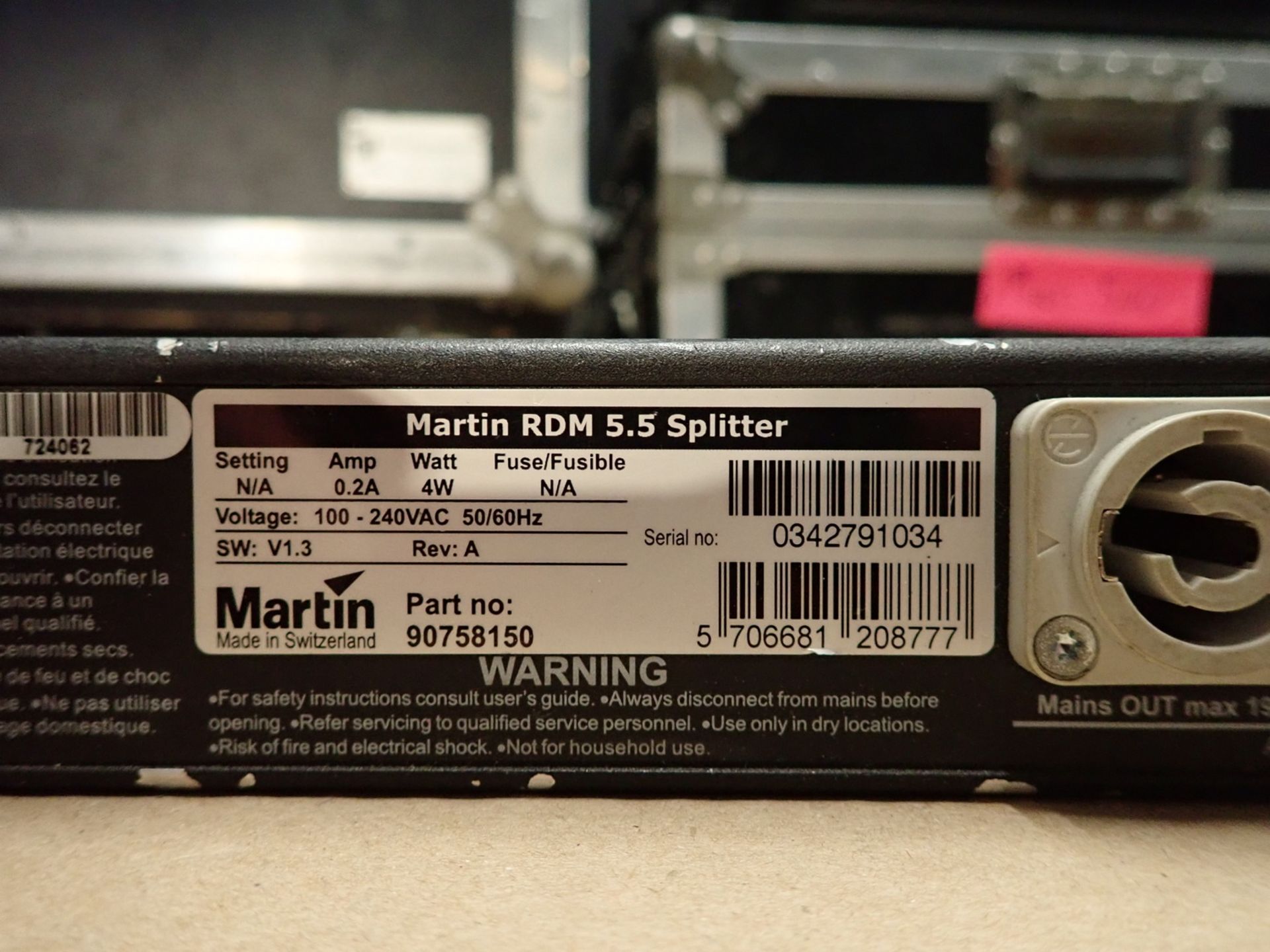 UNITS - MARTIN RDM 5.5 SPLITTER - Image 3 of 4