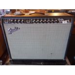 FENDER TWIN REVERB AMPLIFIER C/W FOOT PEDAL