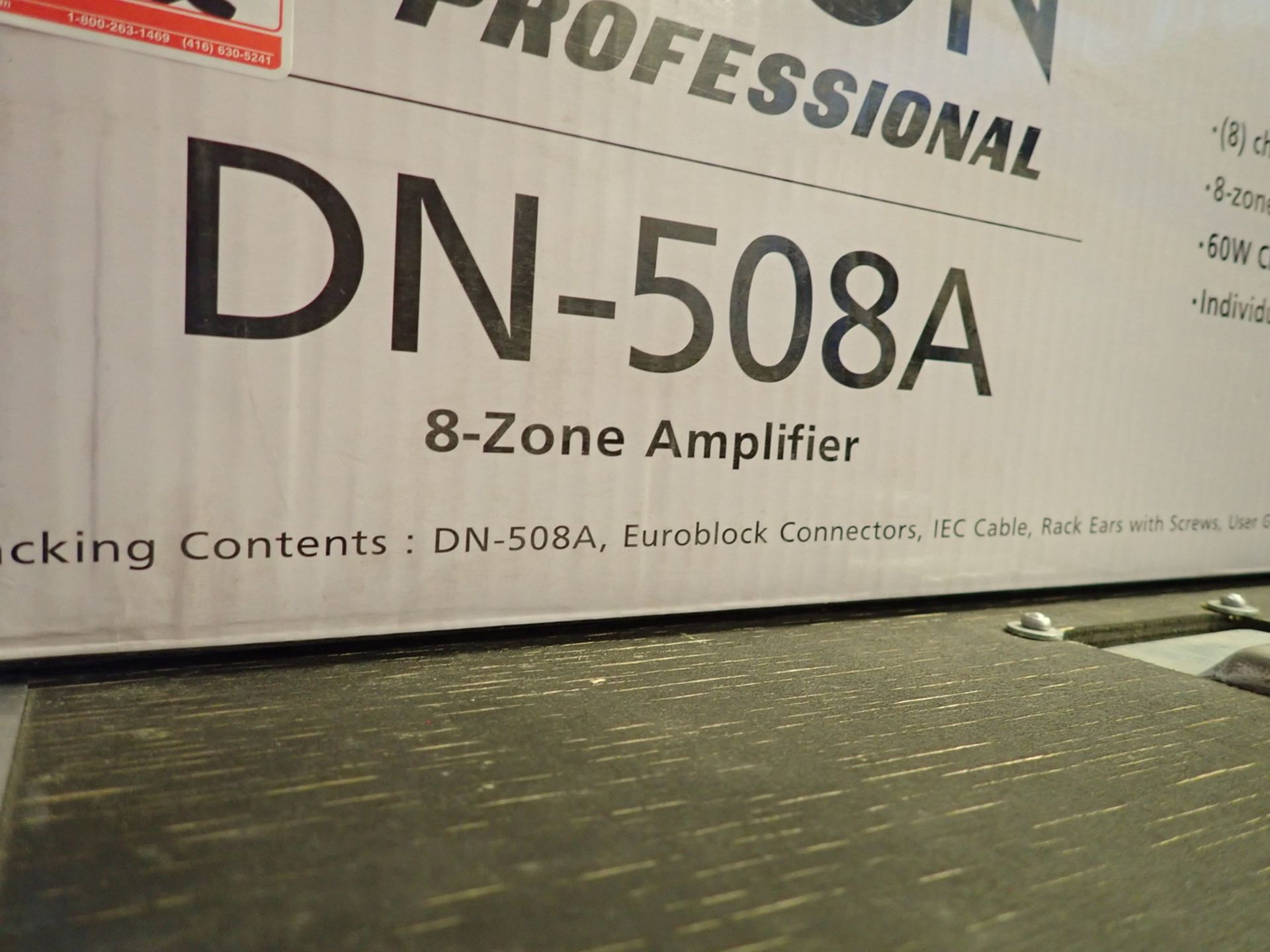 DENON PROFESSIONAL DN-508A 8 ZONE AMPLIFIER - Bild 2 aus 2