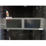 BLACKMAGIC DESIGN SMARTVIEW DUO RACKMOUNTABLE DUAL 8" LCD MONITORS