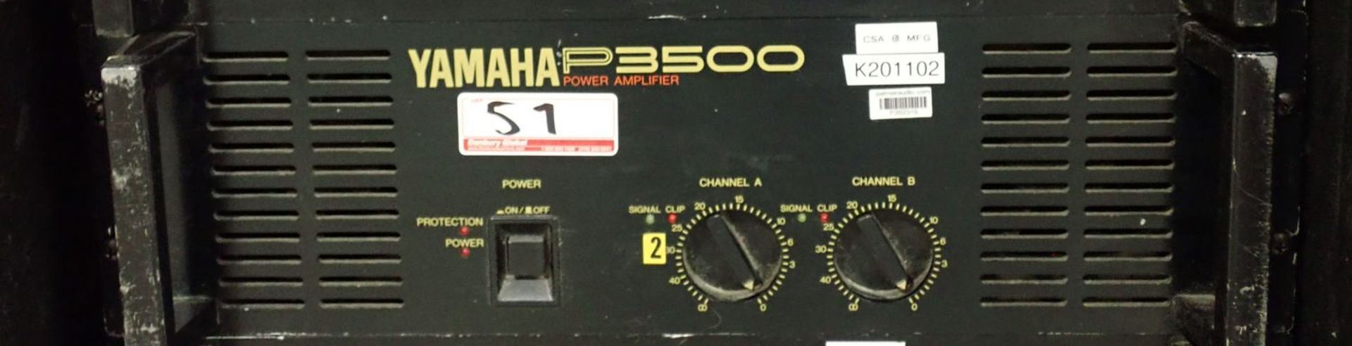 YAMAHA P3500 2-CH POWER AMPLIFIER