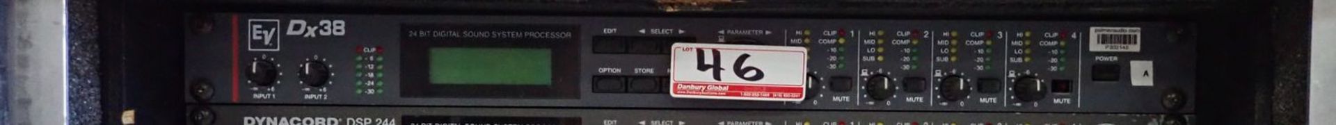 EV DX38 24-BIT DIGITAL SOUND SYSTEM PROCESSOR