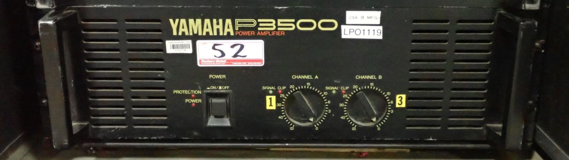 YAMAHA P3500 2-CH POWER AMPLIFIER