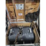 CM 1-TON ELECTRIC CHAIN HOIST C/W ROAD CASE (CURRENTLY CERTIFIED)