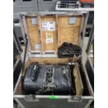 CM 1-TON ELECTRIC CHAIN HOIST C/W ROAD CASE (CURRENTLY CERTIFIED)