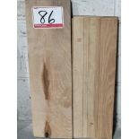 LOT - 5 X 3/4" HICKORY SQ EDGE SELECT GRADE UNFINISHED SOLID HARDWOOD FLOORING (APPROX 586 SQFT)