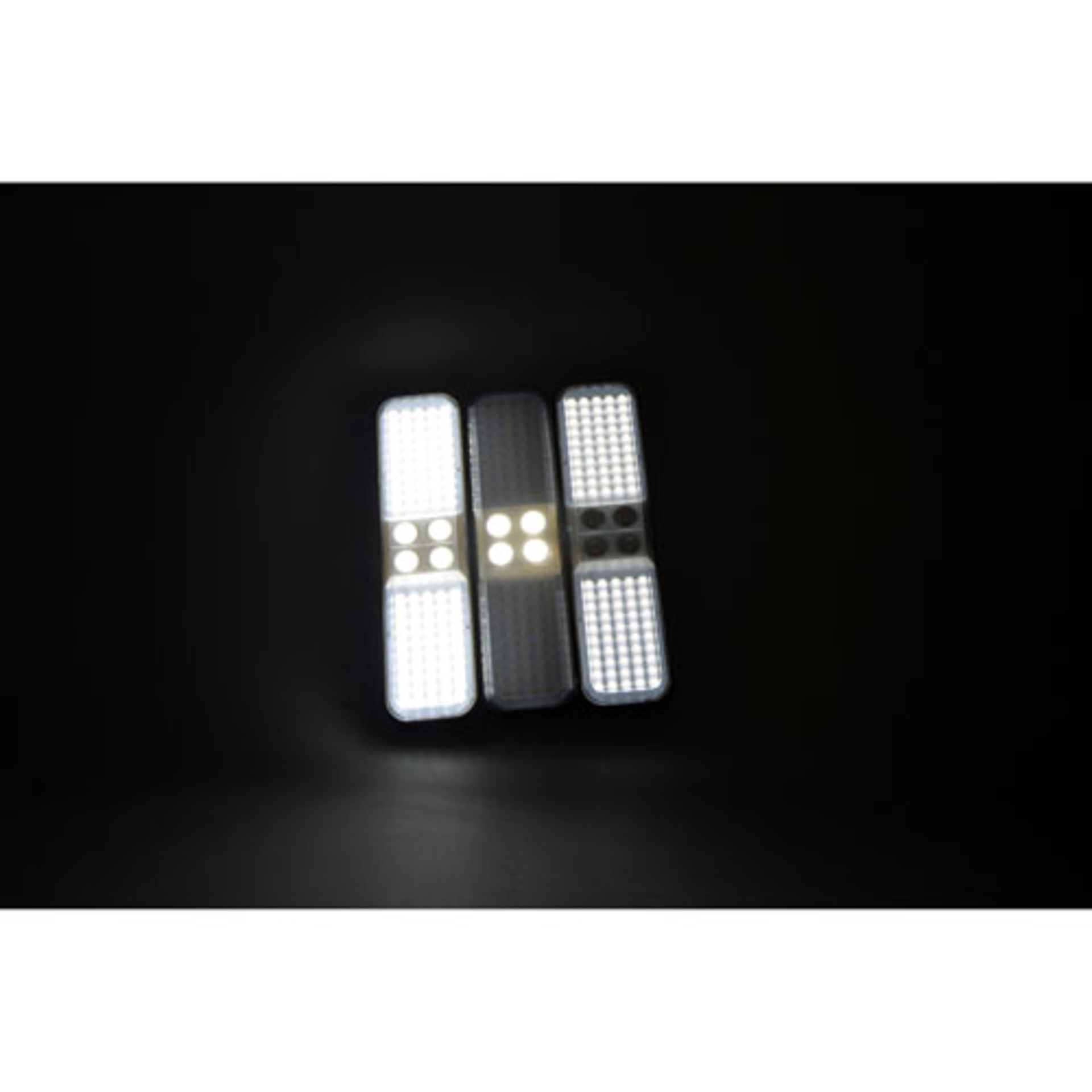UNITS - SOLAR RECHARGEABLE LED HIGH LUMEN WORKING LIGHT / CAMPING LIGHT KIT (NEW) (MSRP $300) - Image 6 of 9