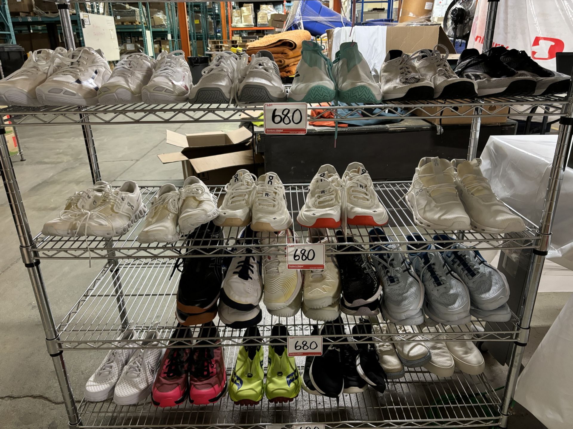 PAIRS - ASSORTED REEBOK, K-SWISS, POWNCE SNEAKERS (NO BOXES) (BRAND NEW)