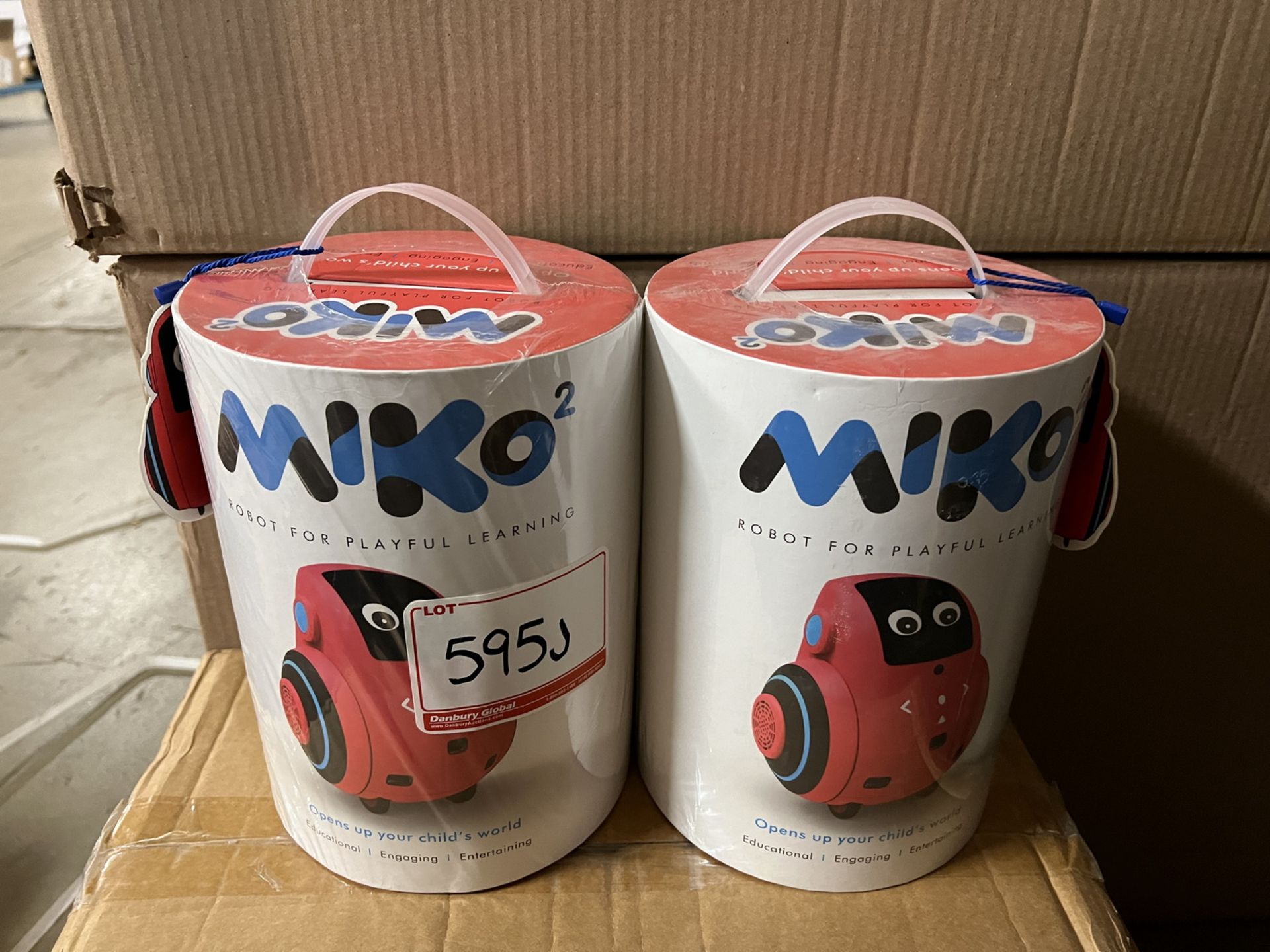 UNITS - MIKO 2 ROBOT FOR PLAYFUL LEARNING - RED (NEW IN BOX) (MSRP $250)