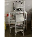 LOT - ASSTD A-FRAME STEP LADDERS (4 UNITS)