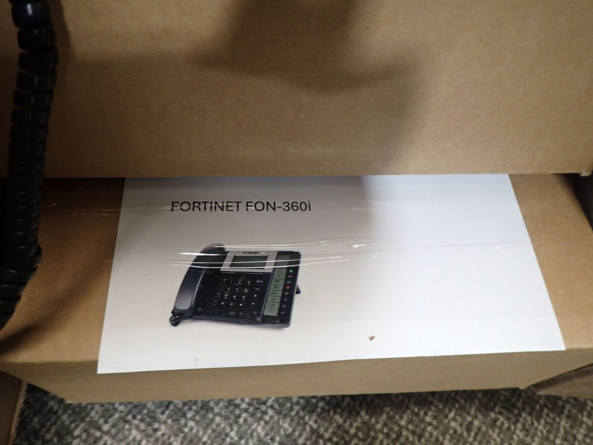 LOT - FORTINET (6) FON-360I, (6) TALK SWITCH IP PHONE IS 350I (1) CISCO IP PHONE 9962 PHONES - Image 4 of 5