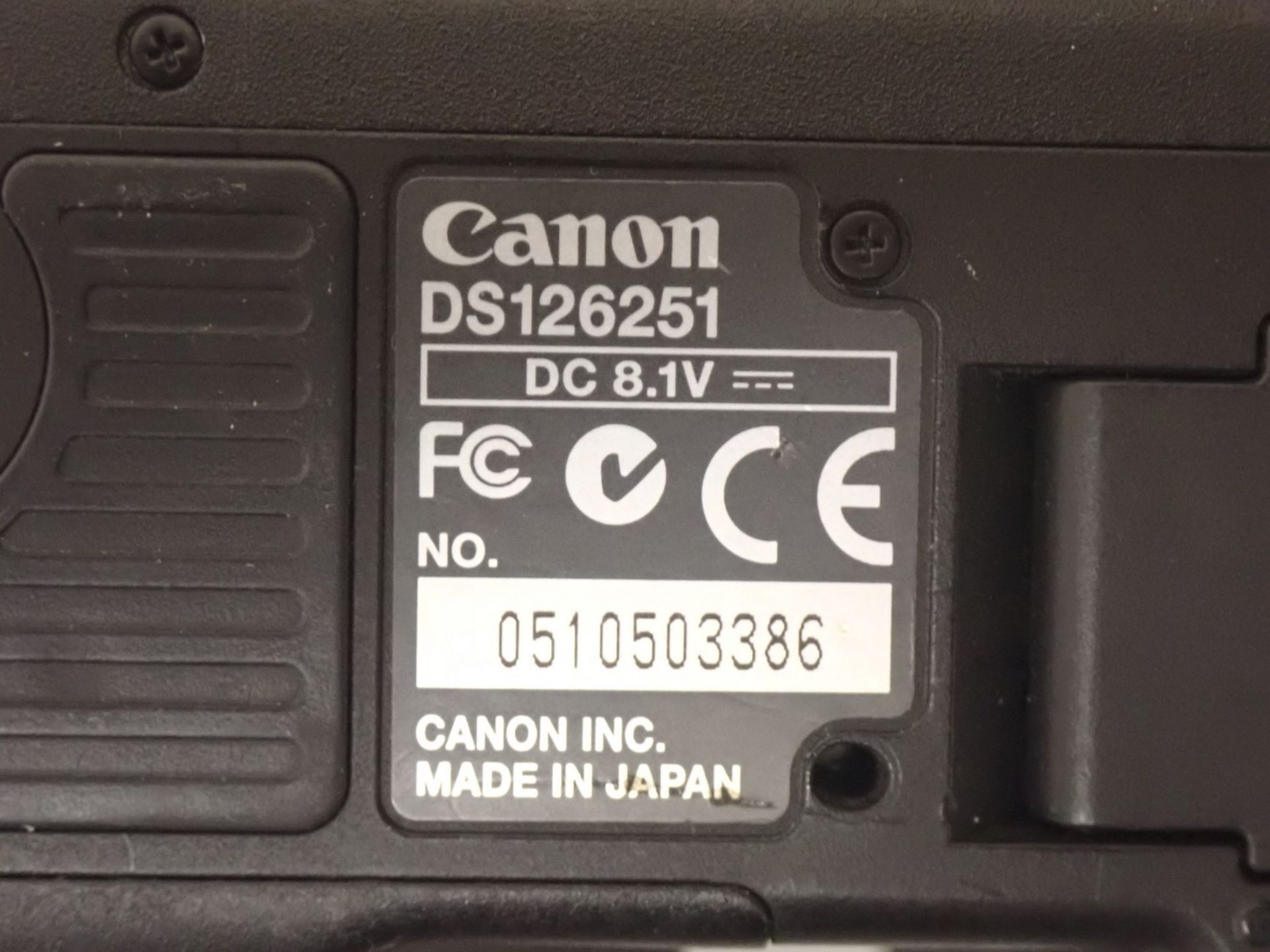 CANON DS126251 7DEOS DIGITAL CAMERA - Image 4 of 5