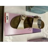 PAIRS - PAPILLIO BY BIRKENSTOCK DOROTHY PEARL WHITE SANDAL SIZE 37 EU (BRAND NEW)