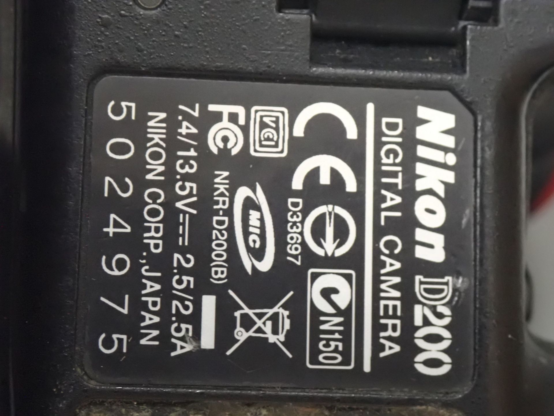 NIKON D200 DSLR 10.2MP CAMERA C/W LENS & BOX - Bild 6 aus 6