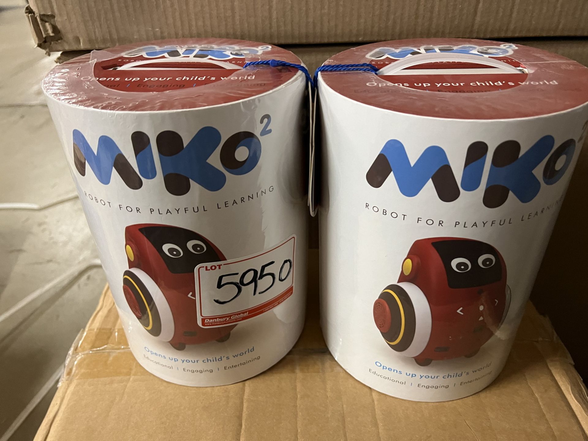 UNITS - MIKO 2 ROBOT FOR PLAYFUL LEARNING - DARK RED (NEW IN BOX) (MSRP $250)