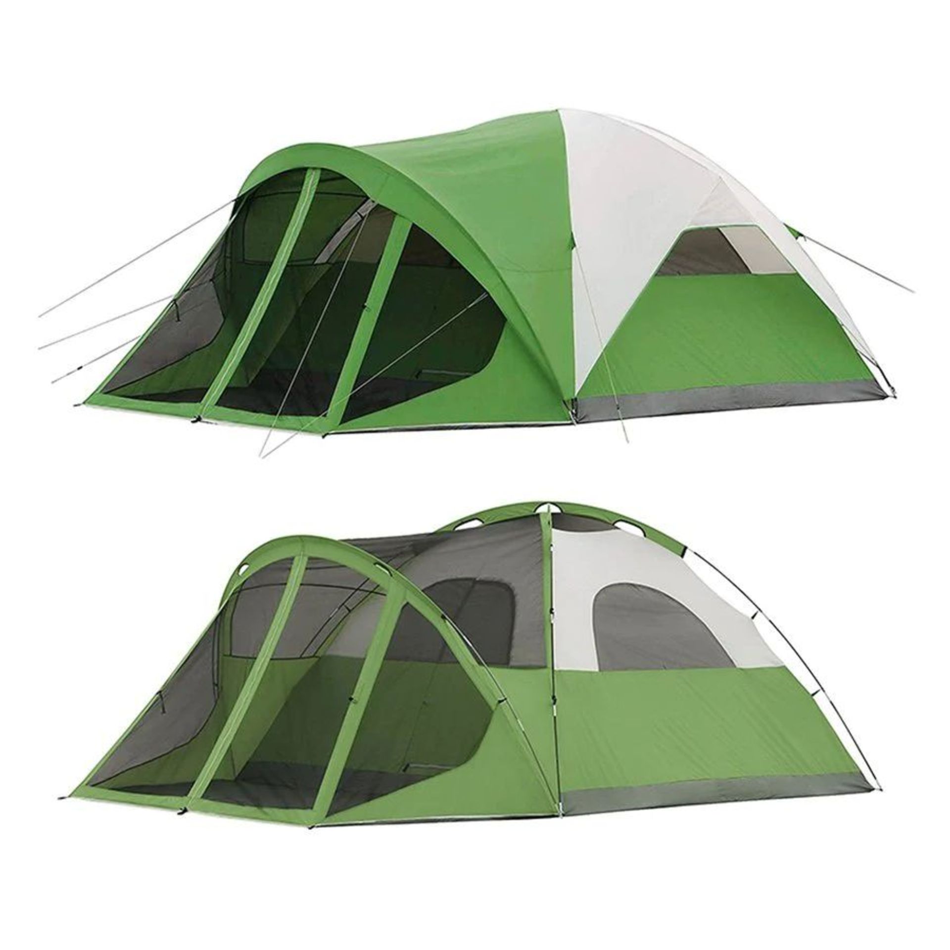 RBSM SPORTS 6-PERSON DOME CAMPING TENT W/ RAINFLY (NEW) (MSRP $300)
