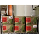 BOXES - GREENLINE 35 X 50 STRONG CLEAR GARBAGE BAGS (200 BAGS / BOX)