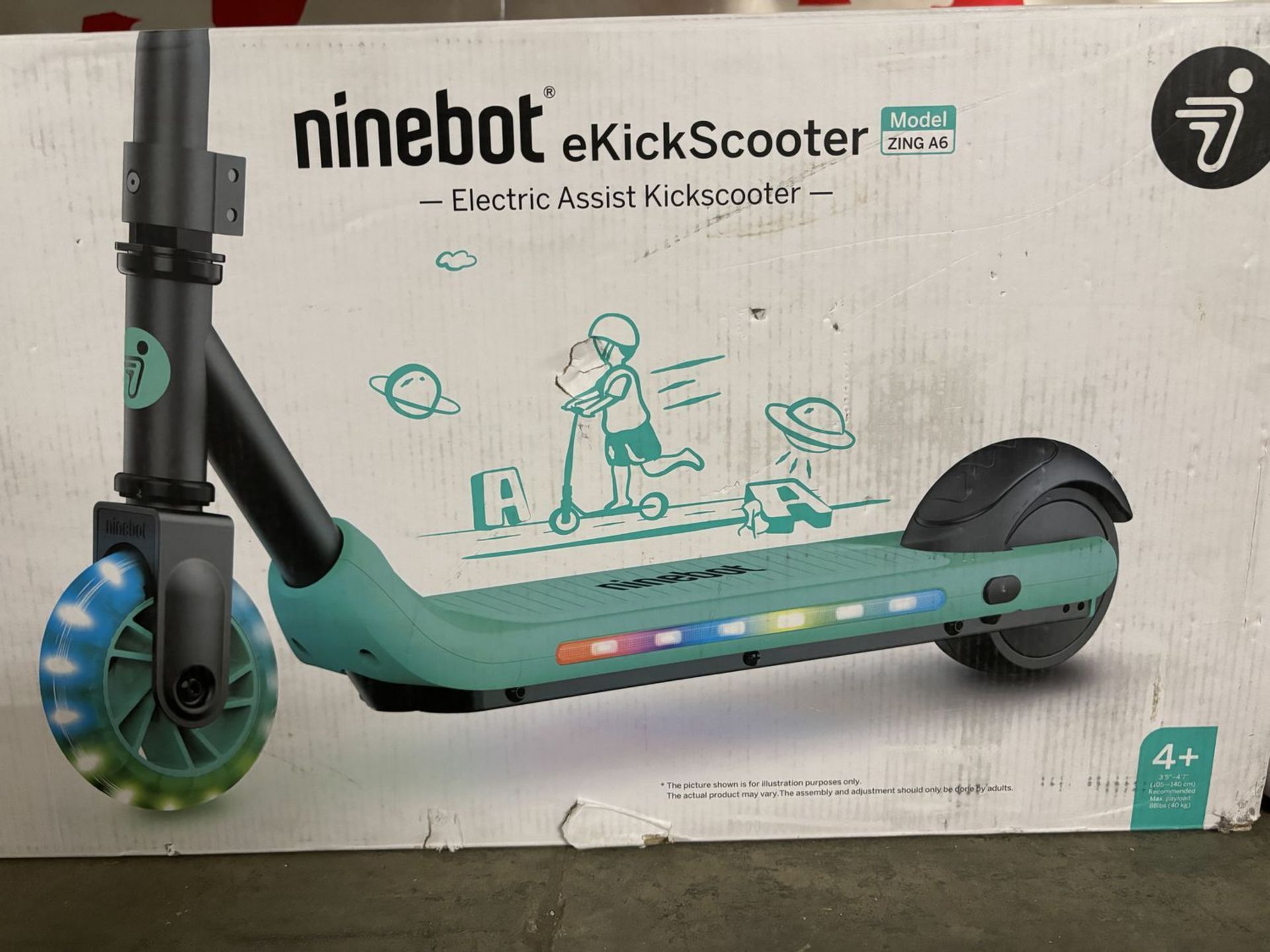 SEGWAY NINEBOT ELECTRIC ASSIST E-KICK SCOOTER ((FACTORY RECERTIFIED - 30 DAY WARRANTY INCLUDED) - Image 3 of 3