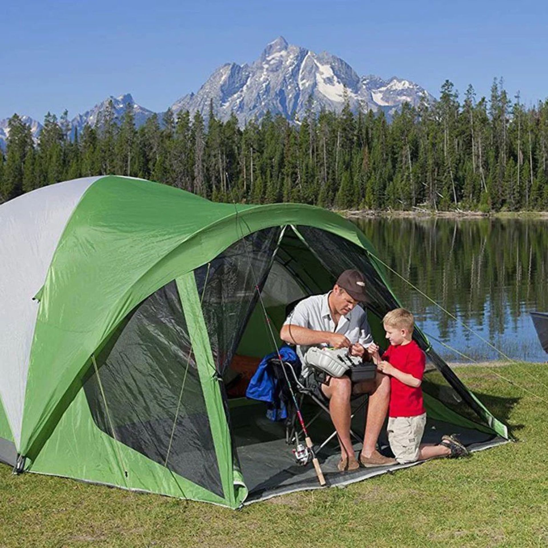 RBSM SPORTS 6-PERSON DOME CAMPING TENT W/ RAINFLY (NEW) (MSRP $300) - Image 4 of 4