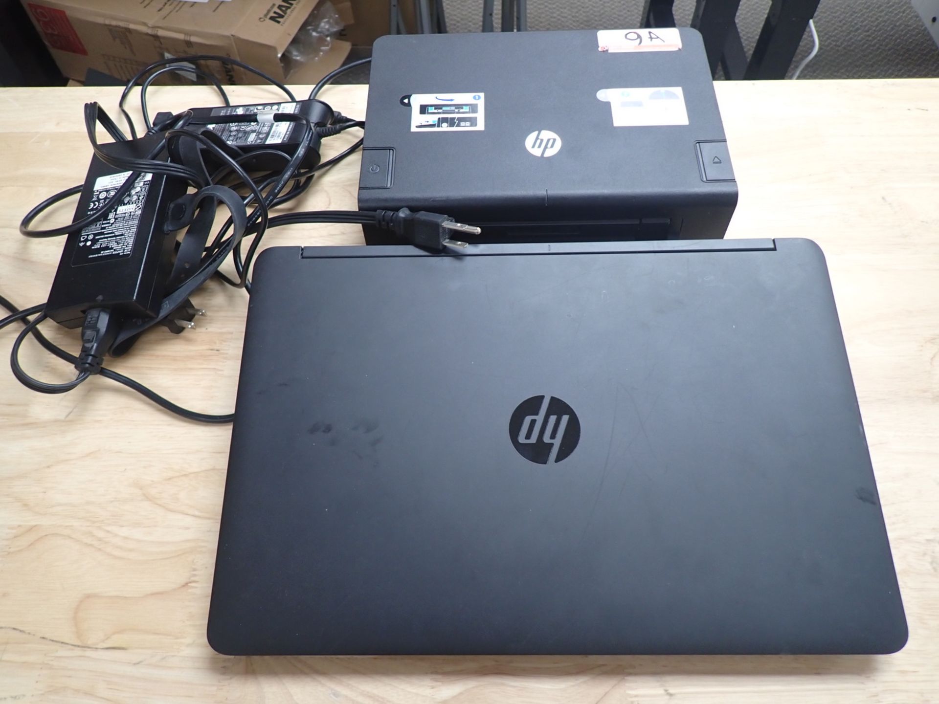 LOT - HP PROBOOK 650 LAPTOP W/ DOCKING STATION (ASIS)