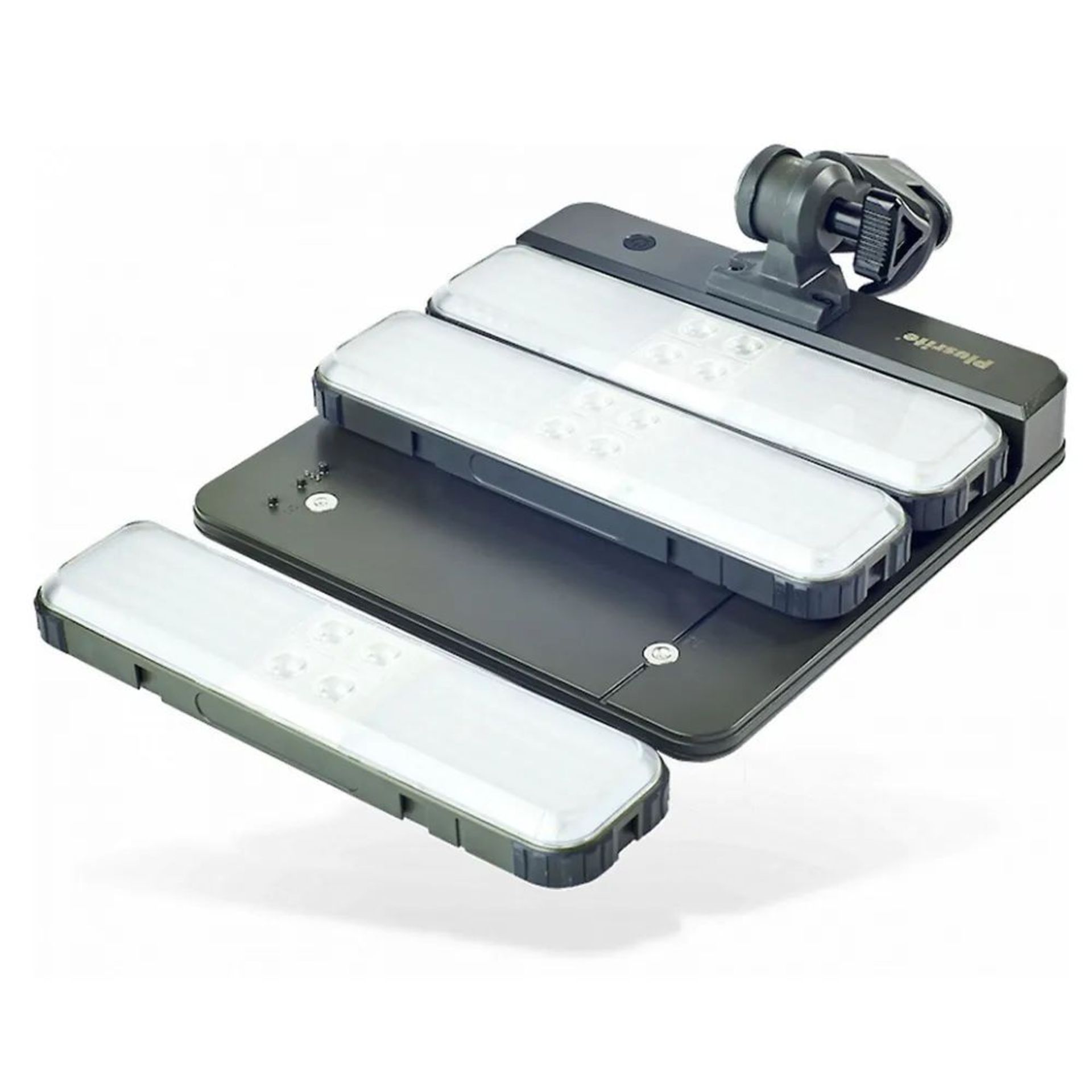 UNITS - SOLAR RECHARGEABLE LED HIGH LUMEN WORKING LIGHT / CAMPING LIGHT KIT (NEW) (MSRP $300) - Image 9 of 9