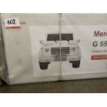 (NEW) MERCEDES G55 AMG WHITE - KOOL KARZ DMD-178 (MSRP $649)