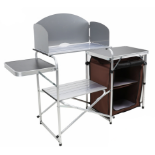 PORTABLE OUTDOOR COLLAPSIBLE KITCHEN PREP TABLE (NEW) (MSRP $225)