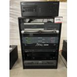 LOT - POLYCOM VSX 7000E AUDIO / VIDEO RACK WITH SWITCHERS, POWER, ETC