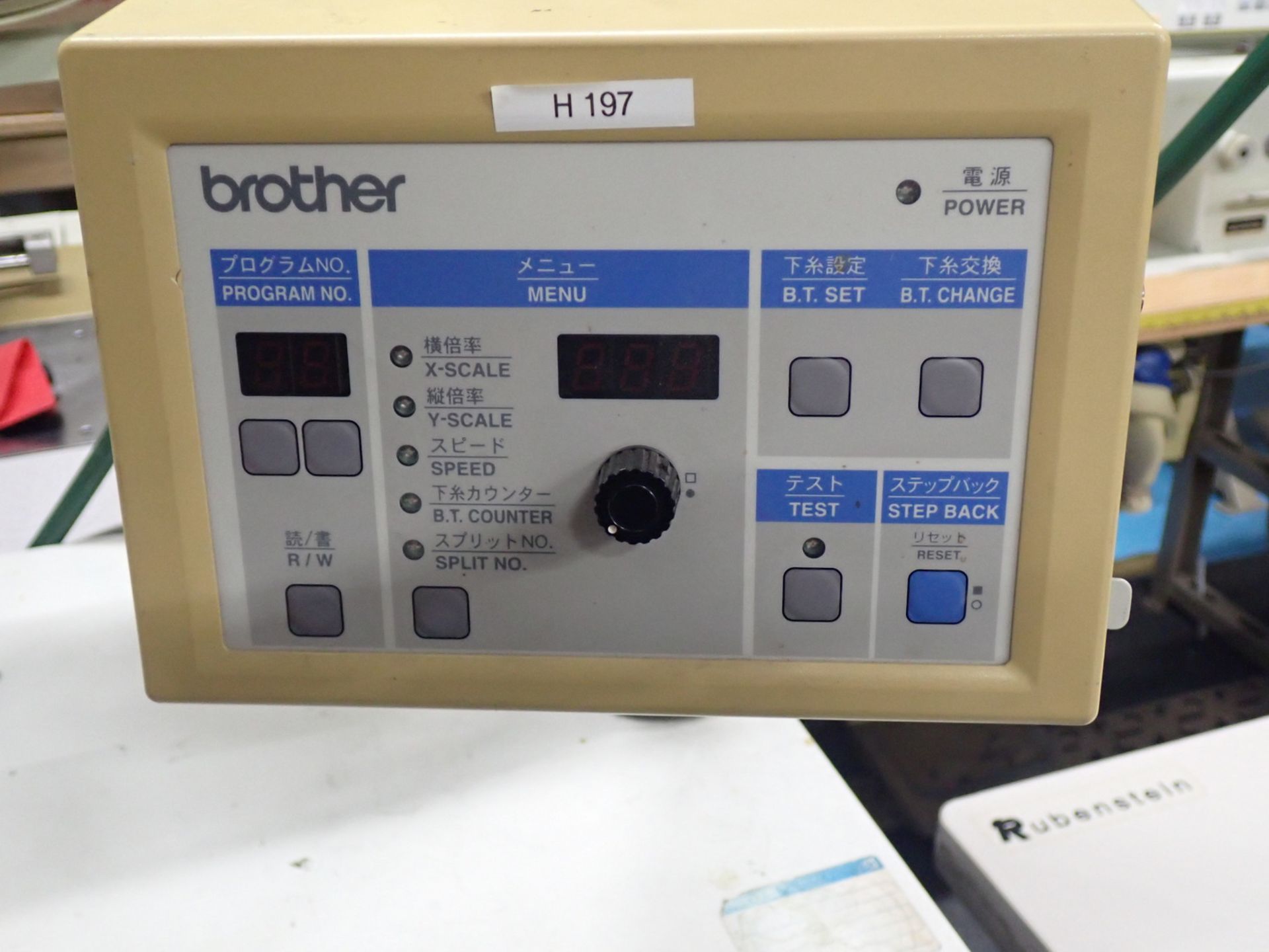 BROTHER BAS-311F-01A BAR TACKER W/ CONTROLLER (220V) - Image 3 of 8