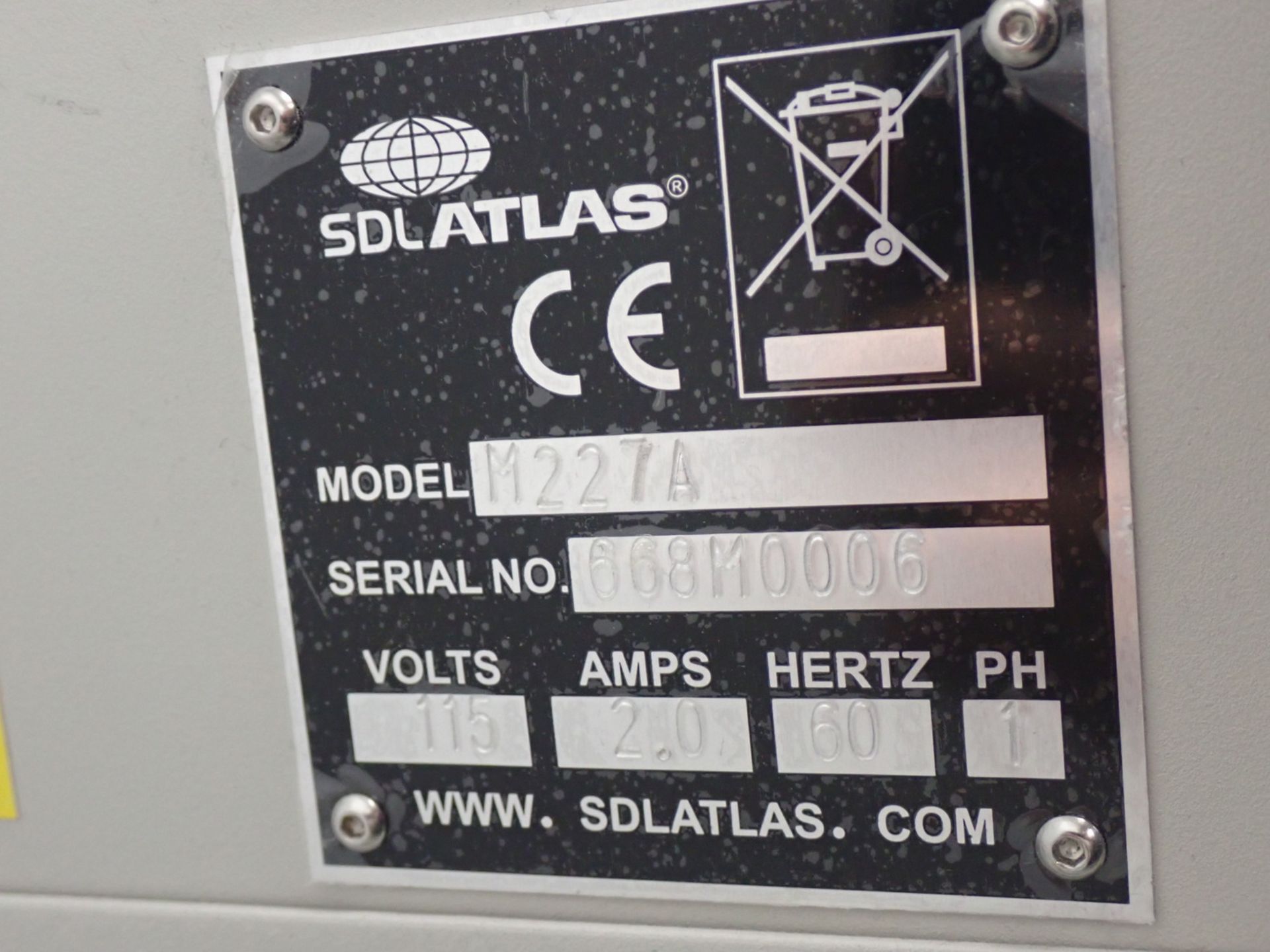 SDL ATLAS M227 ICI PILLING & SNAGGING TESTER - Image 5 of 5