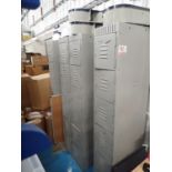 LOT - GREY EMPLOYEE LOCKERS & TOILET PAPER HOLDERS