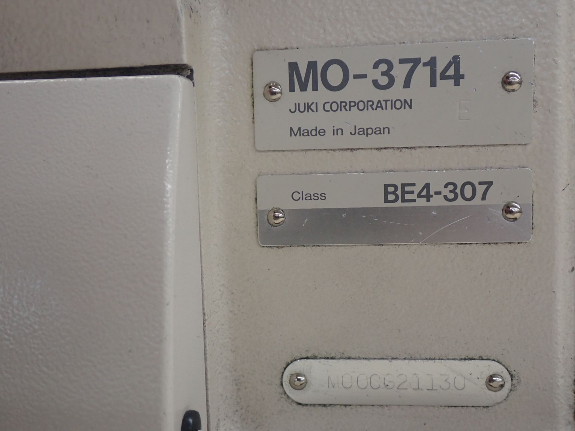 JUKI MO-3714 4-THREAD SERGER (220V) - Image 3 of 7