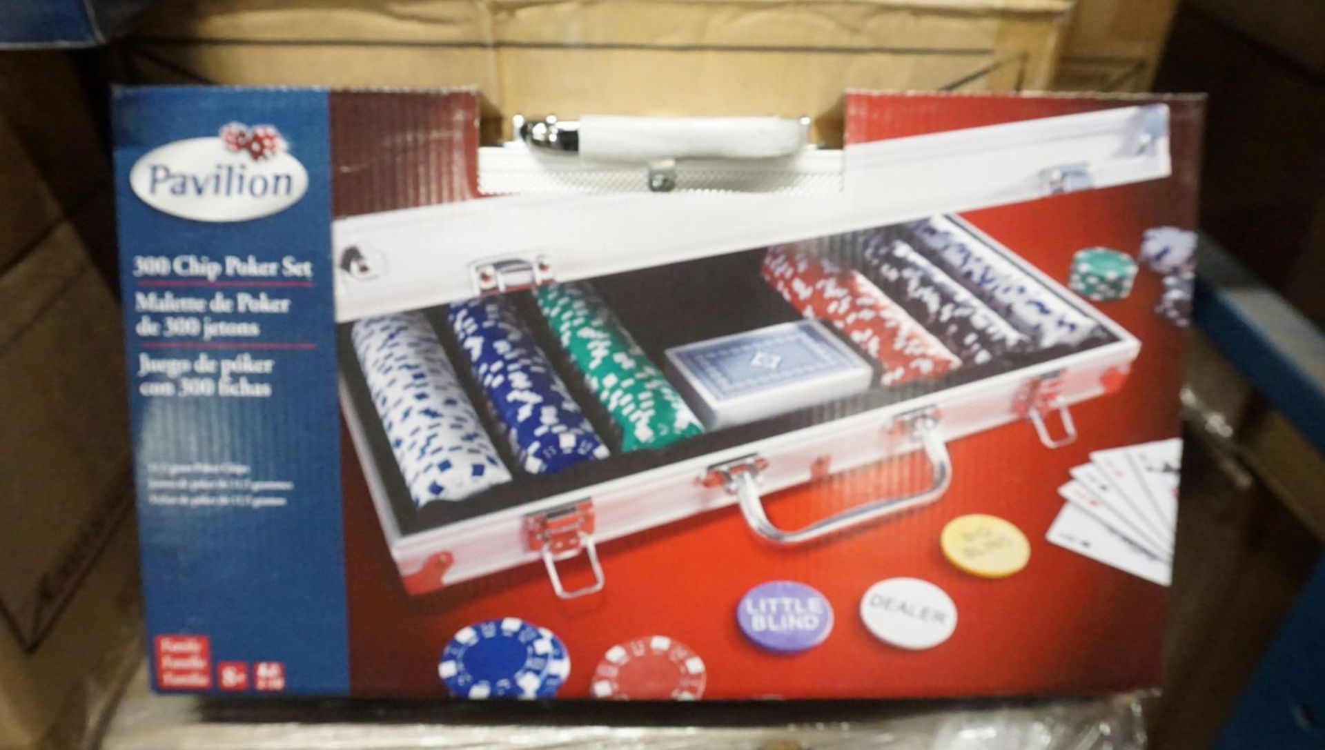 UNITS - PAVILION 300 CHIP POKER SETS (5 BOXES)