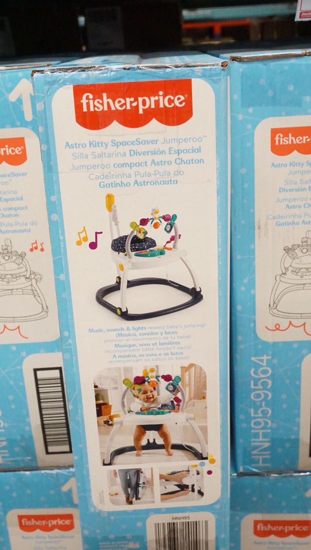 FISHER PRICE ASTRO KITTY SPACESAVER JUMPEROO (HNH95-9564) (MSRP $120)