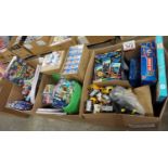 LOT - WHO'S THERE, 3-IN-1 ULTIMATE GAMES, CARS, CONSTRUCTION TRUCKS, POKEMON BATTLE FIGURES (2